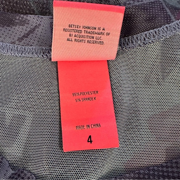 Betsey Johnson x Torrid Purple Mesh Top Size 4X - Picture 9 of 14